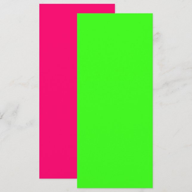 Neon Grön & Neon Rosa Spara Datum – Anpassa Datumet (Fram/baksida)