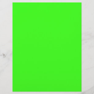 neon grön reklamblad
