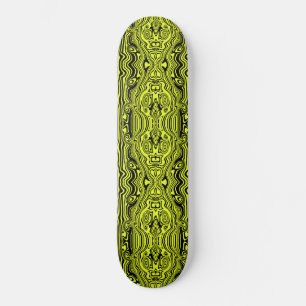 Neon Grönt Black Skateboard