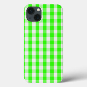 Neon Grönt Gingham Mönster av Shirley Taylor