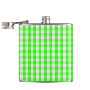 Neon Grönt Gingham Mönster av Shirley Taylor Fickplunta