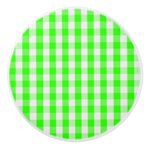 Neon Grönt Gingham Mönster av Shirley Taylor Knopp