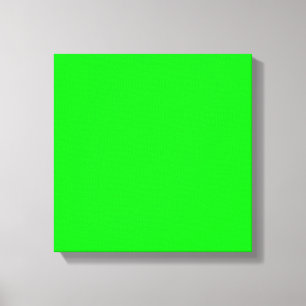 Neon grönt hex-kod 00FF00 Canvastryck