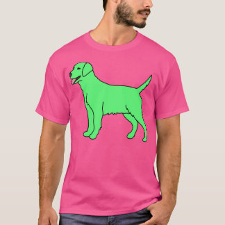 Neon Grönt Hund T Shirt