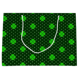 NEON GRÖNT IRISH CELTIC SHAMROCKS & POLKA DOTS