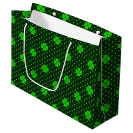NEON GRÖNT IRISH CELTIC SHAMROCKS & POLKA DOTS