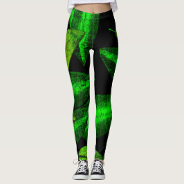 Neon Grönt Lövs Art. Köp nu Leggings