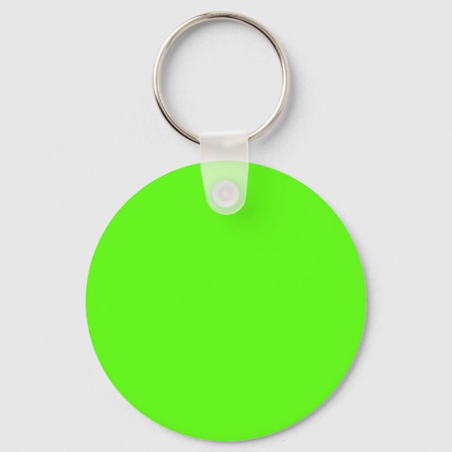 Neon-Grönt med hög synlighet Nyckelring (Framsida)