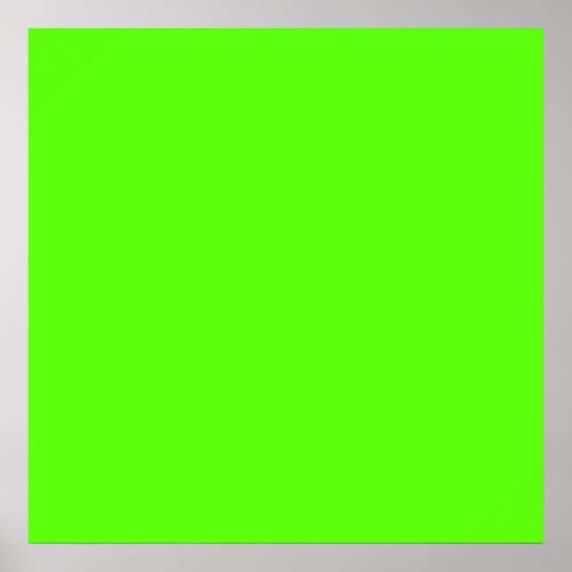 Neon-Grönt med hög synlighet Poster (Framsidan)