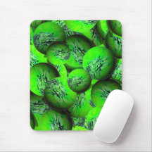 Neon grönt planets - mönster i 3D-optik