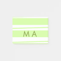 Neon grönt rand grekiska mönster brev monogram