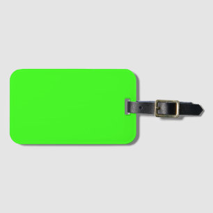 Neon Grönt Solid Färg Bagagebricka