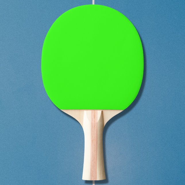 Neon Grönt Solid Färg Pingisracket (Skapare uppladdad)