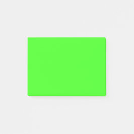 Neon Grönt Solid Färg Post-it Block