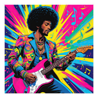 Neon Groove Collective – Psykedelisk Konst & Musik Fototryck