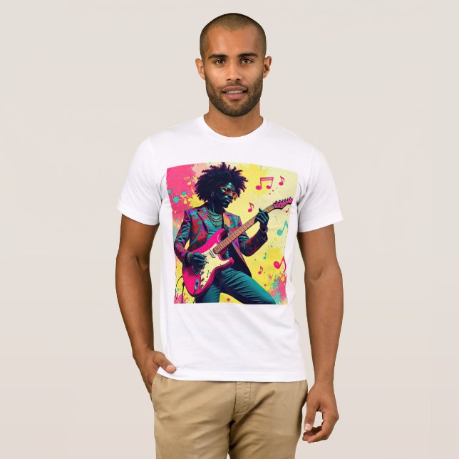 Neon Groove Collective – Psykedelisk Konst & Musik T Shirt (Hel framsida)