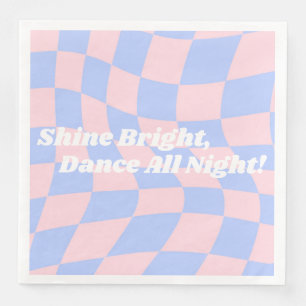 Neon Groovy Disco Birthday Pappersservett