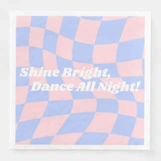 Neon Groovy Disco Birthday Pappersservett