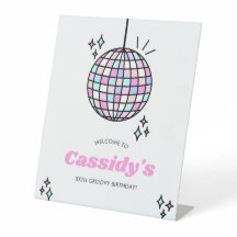 Neon Groovy Disco Boll