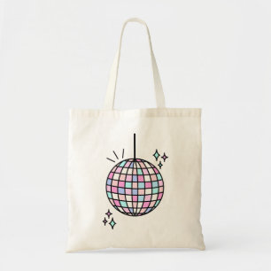 Neon Groovy Disco Boll Tygkasse