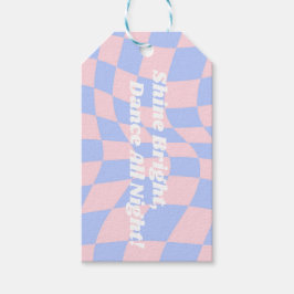 Neon Groovy Disco Presentetikett