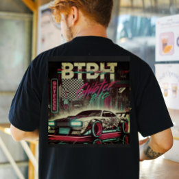 Neon Grunge car T Shirt