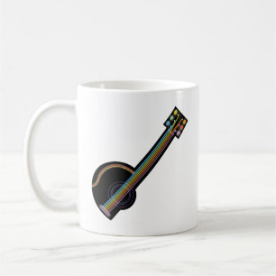 Neon Guitar Kaffemugg
