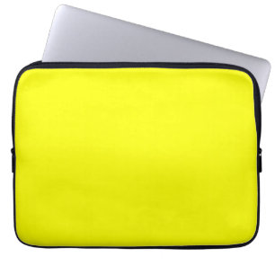 Neon Gul Enfärgad Laptop Fodral