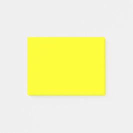 Neon gul enfärgad  post-it block