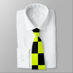 Neon Gult Black Checkerboard-Vintage Slips<br><div class="desc">Neon Gult och Black Checkerboard | VINTAGE | Klassisk | TRENDIG | SNYGGT | MODE | Minimal</div>