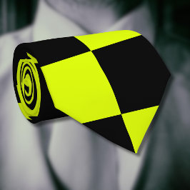 Neon Gult Black Checkerboard-Vintage Slips