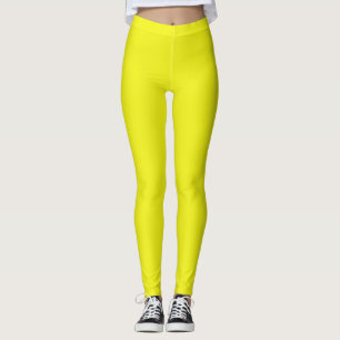 Neon Gult Funky Leggings