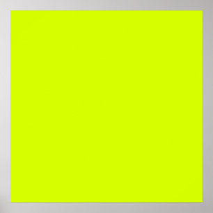 Neon Gult, hög synlighet Poster