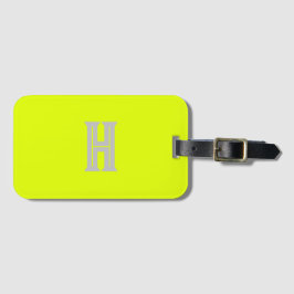 Neon Gult Monogrammed Trendig Travel Bright Bagagebricka
