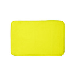 Neon Gult Solid Färg Badrumsmatta