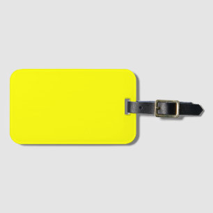 Neon Gult Solid Färg Bagagebricka