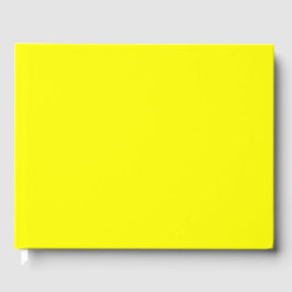Neon Gult Solid Färg Gästböcker