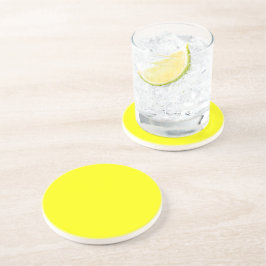 Neon Gult Solid Färg | Klassisk Underlägg