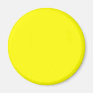 Neon Gult Solid Färg Magnet