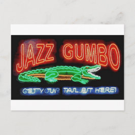 Neon Gumbo Vykort