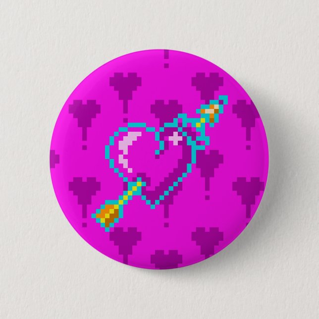 Neon Heart Knapp (Framsida)