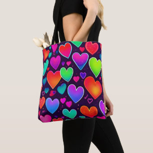 Neon Heart Symphony Tygkasse