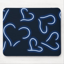 Neon Hearts Blue Musmatta