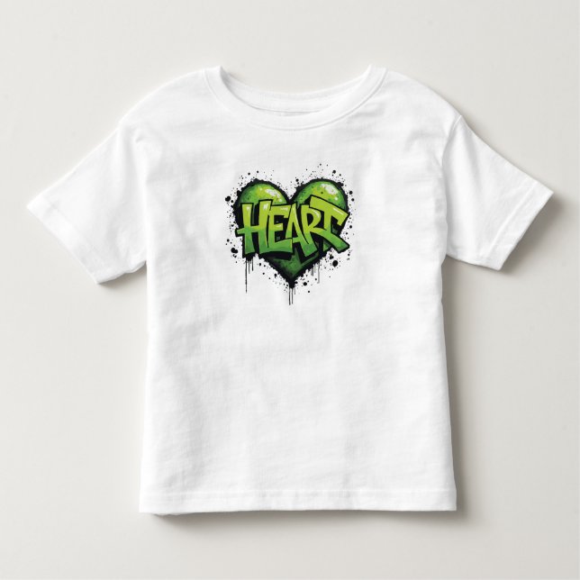 Neon Heartslag T Shirt (Framsida)