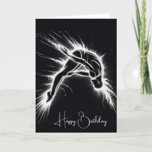 Neon High Diver på svart Kort