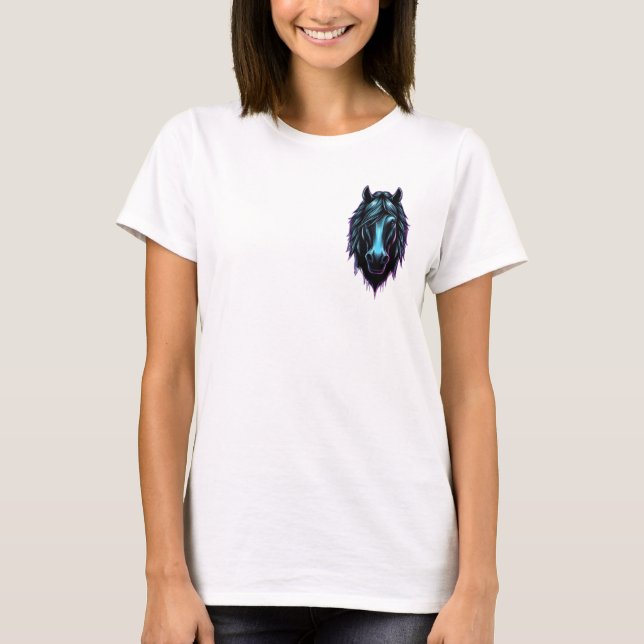 Neon Hingst T Shirt (Framsida)