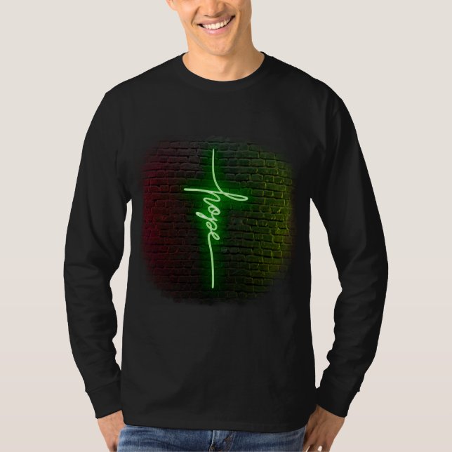 Neon Hope Longsleeve T Shirt (Framsida)