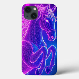 Neon Horse Disline Graphic Art-Mobile