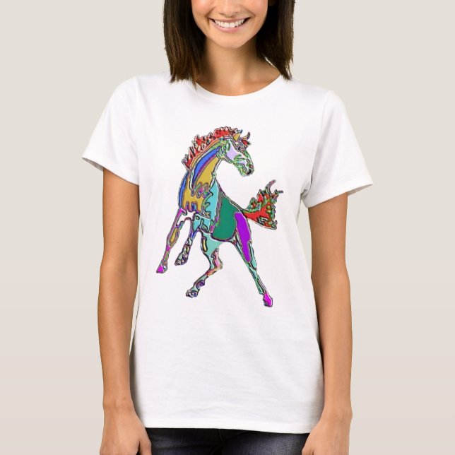NEON HORSE T-SHIRT (Framsida)