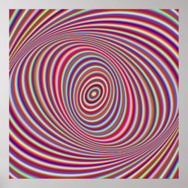 Neon hypnosis poster